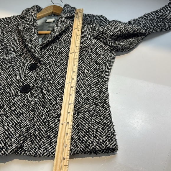 J. Crew herringbone Blazer wool blend size 0 - Picture 6 of 6